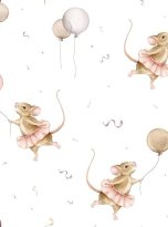 Seamless,Pattern,With,Hand,Drawn,Watercolor,Illustration,Mouses,Ballerina,In