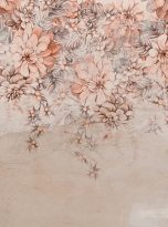 A,Lot,Of,Large,Flowers,Buds,Art,Drawn,That,Hang