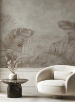 Beige Botanica fototapeta 2