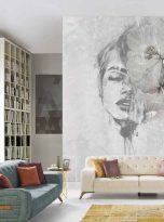 Fototapeta-Spectacular-Watercolor-Woman-Face-With-White-Flower.-Digital-Art (2)