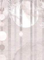 Illustration,Of,Tropical,Wallpaper,Print,Design,With,Palm,Leaves,,Geometry