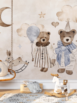 Vintage Bears Fototapeta wizka