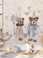 Vintage Bears Fototapeta wizka2